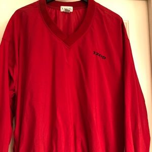 Izod pullover windbreaker